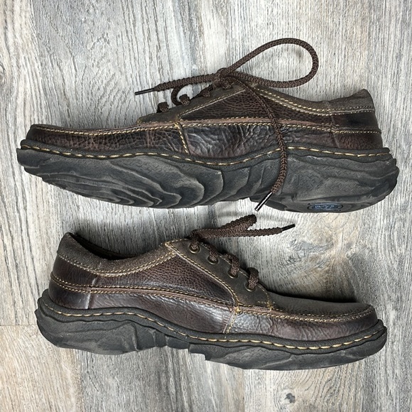 Born Mens Brown Lace Up Leather Shoes, size 8, EU size 41 - Picture 2 of 9